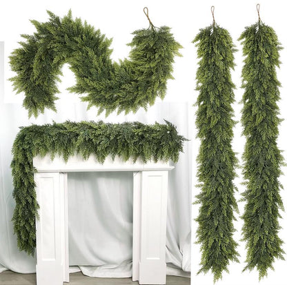 9 FT Artificial Cedar Garlands